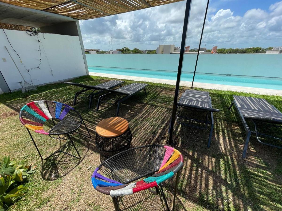 Katalox Jungle Lofts By Simply Comfort Tulum Centre Rooftop Patio & Pool Exterior photo