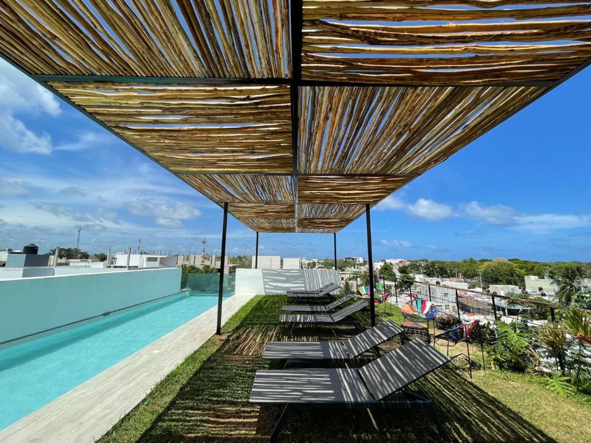 Katalox Jungle Lofts By Simply Comfort Tulum Centre Rooftop Patio & Pool Exterior photo