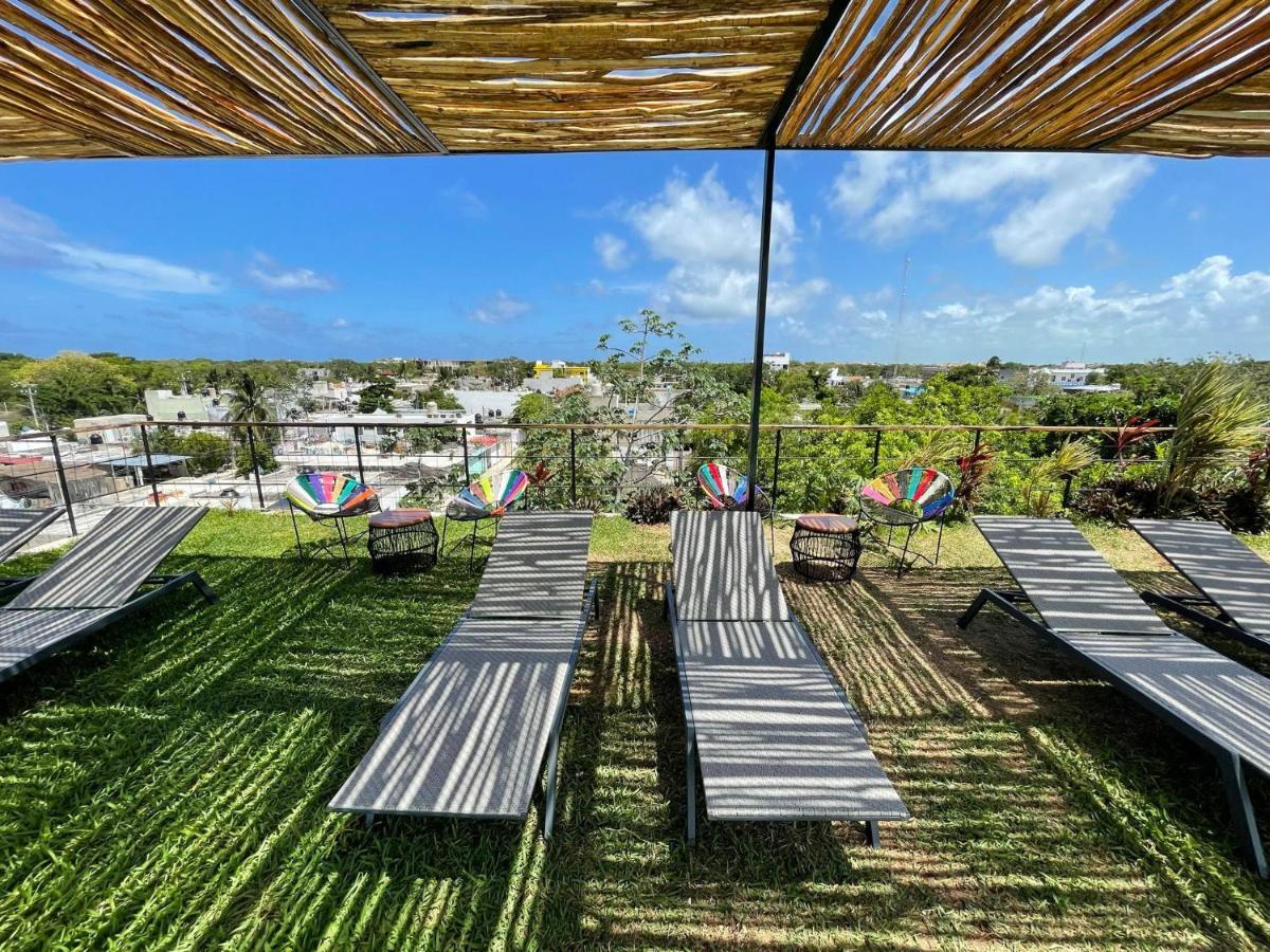 Katalox Jungle Lofts By Simply Comfort Tulum Centre Rooftop Patio & Pool Exterior photo